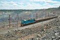 Mining train on the opencast