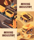 Mining Vertical Banners Set