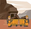 Mining workers cartoons
