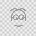 Minion vector icon Royalty Free Stock Photo