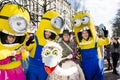 Minions on Mardi Gras Parade