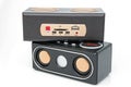 Minispeaker and MP3 player Royalty Free Stock Photo