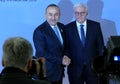 Minister Dr Frank-Walter Steinmeier welcomes Mevlut Cavusoglu