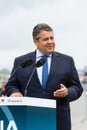 Minister for Economic Affairs and Energy Sigmar Gabriel Royalty Free Stock Photo