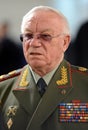 The Minister of internal Affairs of Russia 1995-1998 Anatoly Sergeevich Kulikov , General of the army, the Russian military comm