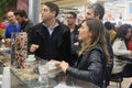 Minister Maria Elena Boschi, coffee break