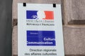 Ministere culture communication and regional directorate of cultural affairs french