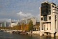 Ministry of Finance in Bercy district and Seine river