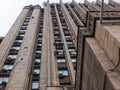 Ministry of Foreign Affairs. One of seven stalinism skyscrapers. Low angle view. Moscow, Russia