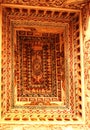 Ministry hall- dharbar hall- Ornamental ceiling in the thanjavur maratha palace