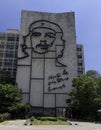 Ministry of the Interior with a steel memorial to Cuban hero Che Guevara - Revolution Square, Cuba