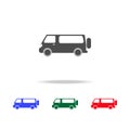 Minivan icons. Elements of transport element in multi colored icons. Premium quality graphic design icon. Simple icon for