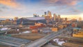 Minneapolis city downtown skyline USA