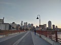 Minneapolis City Skyline from Bridge