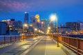 Minneapolis downtown city skyline  cityscape of Minnesota in USA Royalty Free Stock Photo