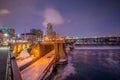 Minneapolis downtown skyline in Minnesota, USA Royalty Free Stock Photo