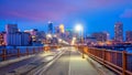 Minneapolis downtown skyline in Minnesota, USA Royalty Free Stock Photo