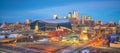 Minneapolis downtown skyline in Minnesota, USA Royalty Free Stock Photo