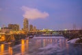 Minneapolis downtown skyline in Minnesota, USA Royalty Free Stock Photo