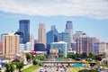 Minneapolis Minnesota Downtown Skyline Royalty Free Stock Photo