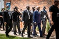 Reverend Al Sharpton arriving for George Floyd Family Memorial Service after Black Lives Matter Minneapolis protest and riots