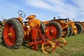 Minneapolis Moline tractors and plow