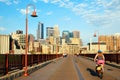 Minneapolis from the Stone Arch Bridge Royalty Free Stock Photo