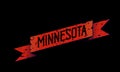 Minnesota - Illustration Concept In Vintage Graphic Style