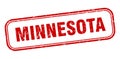 Minnesota stamp. Minnesota grunge isolated sign.