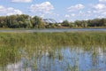 Minnesota valley refuge and bridge in bloomington Royalty Free Stock Photo