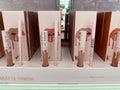 Display of Kylie Cosmetics matte lip kit, at a Macys department store