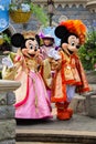 Minnie and Mickey Mouse during a show, Disneyland Paris