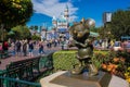 Minnie Mouse Bronze statue Disneyland