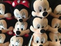 Minnie Mouse and Mickey Mouse plush toys Royalty Free Stock Photo