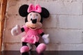 Minnie Mouse plush dressed in pink. Royalty Free Stock Photo