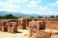 Minoan buildings at Malia ruins. Royalty Free Stock Photo