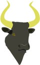 Minoan bull Royalty Free Stock Photo