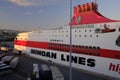 Minoan Lines Cruise Ship in port in Rhodes