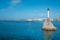 Monument to the sunken ships