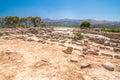 The Minoan Palace of Phaistos on Crete, Greece Royalty Free Stock Photo