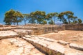 The Minoan Palace of Phaistos on Crete, Greece Royalty Free Stock Photo
