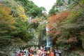 Minoh Waterfall in the autumn, Osaka, Kansai, Japan