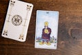 Minor Arcana of Pentacles, classic card of Rider Waite deck
