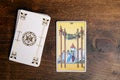 Minor Arcana of Wands, classic card of Rider Waite deck