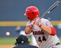 Minor league baseball - batter at the plate