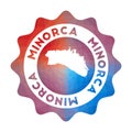 Minorca low poly logo.