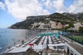 Minori beach on the Amalfi coast, Italy