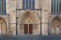 Minoritenkirche Friars Minor Conventual Church Doors - Vienna, Austria Royalty Free Stock Photo