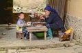 Minority Chinese village people