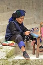 Minority Chinese village woman